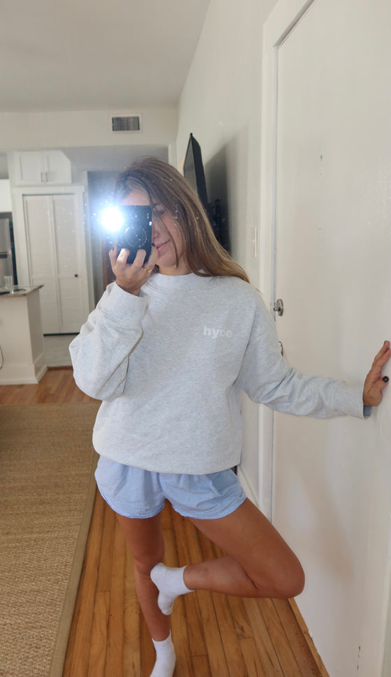 mock neck crew
